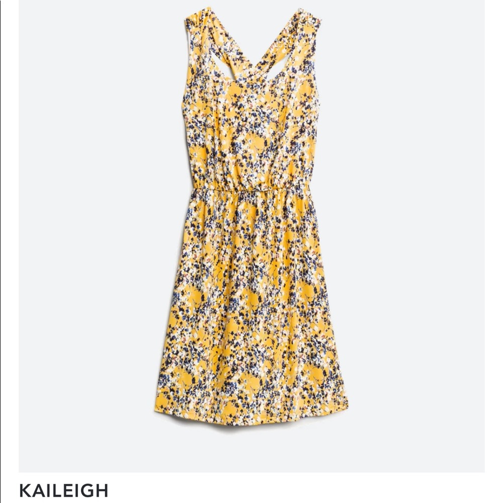 Kaileigh Yellow Spring/Summer Dress